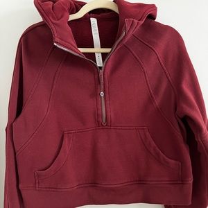Lululemon Scuba Quarter Zip - Merlot